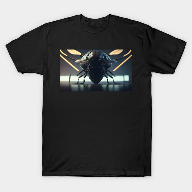 Insect robot with cinematic light T-Shirt by WODEXZ